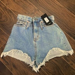 Fashion Nova Elastic Waist Shorts XS